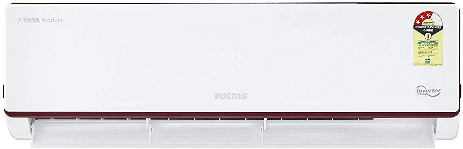 Voltas 1.4 Ton 3 Star Inverter Split AC (Copper 173V JZJ (R32) White)